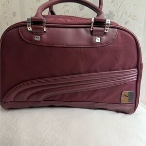 UNISEX Burgundy Leather Bag